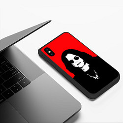 Чехол iPhone XS Max матовый OZZY OSBOURNE ОЗЗИ ОСБОРН, цвет: 3D-черный — фото 2