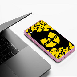 Чехол iPhone XS Max матовый Wu bats, цвет: 3D-розовый — фото 2