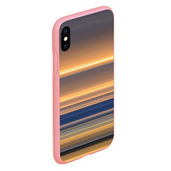 Чехол iPhone XS Max матовый Цветные линии colored lines, цвет: 3D-баблгам — фото 2