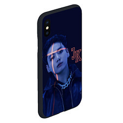 Чехол iPhone XS Max матовый JUNGKOOK PROOF BTS, цвет: 3D-черный — фото 2