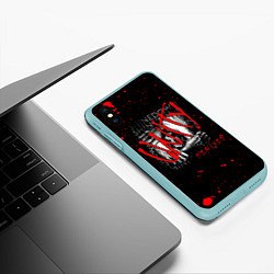Чехол iPhone XS Max матовый Shinedown - Unity, цвет: 3D-мятный — фото 2