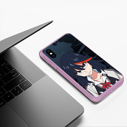 Чехол iPhone XS Max матовый Рюко Матой - Kill la Kill, цвет: 3D-сиреневый — фото 2