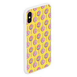 Чехол iPhone XS Max матовый Sweetty candy, цвет: 3D-белый — фото 2