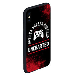 Чехол iPhone XS Max матовый Uncharted Пришел, Увидел, Победил, цвет: 3D-черный — фото 2