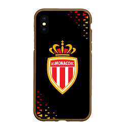 Чехол iPhone XS Max матовый Monaco абстракция