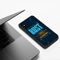 Чехол iPhone XS Max матовый Игра Rust: PRO Gaming, цвет: 3D-черный — фото 2