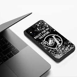 Чехол iPhone XS Max матовый Bullet For My Valentine - КОТ - Арт, цвет: 3D-черный — фото 2