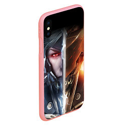 Чехол iPhone XS Max матовый METAL GEAR RISING САМУРАЙ, цвет: 3D-баблгам — фото 2