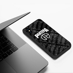 Чехол iPhone XS Max матовый Пантера pantera, цвет: 3D-черный — фото 2