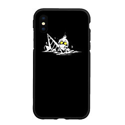 Чехол iPhone XS Max матовый Simon from Gurren-Lagann, цвет: 3D-черный