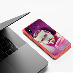 Чехол iPhone XS Max матовый Райан Гослинг - Зубочистку?, цвет: 3D-красный — фото 2