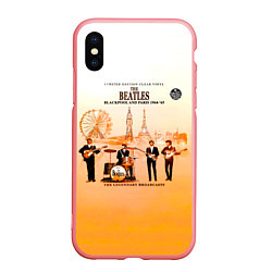 Чехол iPhone XS Max матовый The Beatles Blackpool And Paris 1964-65, цвет: 3D-баблгам