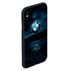 Чехол iPhone XS Max матовый BMW marine theme, цвет: 3D-черный — фото 2