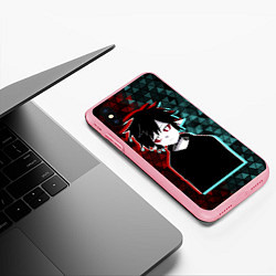 Чехол iPhone XS Max матовый Аниме парень Ketsu-кун, цвет: 3D-баблгам — фото 2