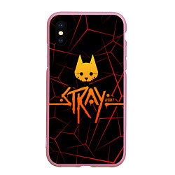 Чехол iPhone XS Max матовый Stray cat игра блуждающий кот