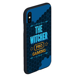 Чехол iPhone XS Max матовый Игра The Witcher: pro gaming, цвет: 3D-черный — фото 2