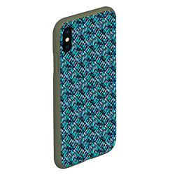 Чехол iPhone XS Max матовый New-York - street city style, цвет: 3D-темно-зеленый — фото 2