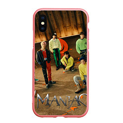 Чехол iPhone XS Max матовый Stray Kids Maniac, цвет: 3D-баблгам
