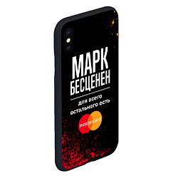 Чехол iPhone XS Max матовый Марк бесценен, а для всего остального есть Masterc, цвет: 3D-черный — фото 2