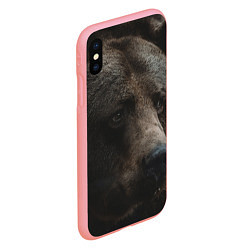 Чехол iPhone XS Max матовый Медведь, цвет: 3D-баблгам — фото 2