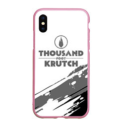 Чехол iPhone XS Max матовый Thousand Foot Krutch логотип