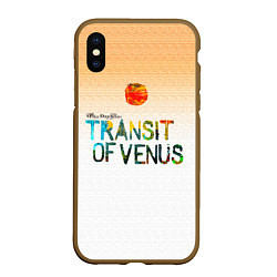 Чехол iPhone XS Max матовый Transit of Venus - Three Days Grace, цвет: 3D-коричневый