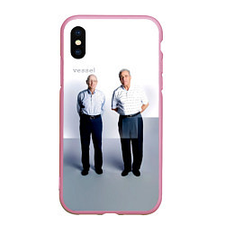 Чехол iPhone XS Max матовый Vessel - Twenty One Pilots, цвет: 3D-розовый