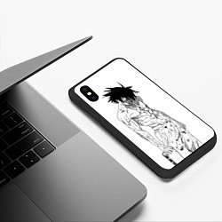 Чехол iPhone XS Max матовый Шун Урума, цвет: 3D-черный — фото 2
