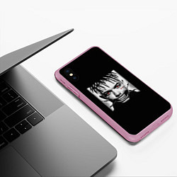 Чехол iPhone XS Max матовый Sayonara bоль, цвет: 3D-розовый — фото 2