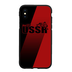 Чехол iPhone XS Max матовый USSR team