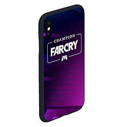 Чехол iPhone XS Max матовый Far Cry gaming champion: рамка с лого и джойстиком, цвет: 3D-черный — фото 2