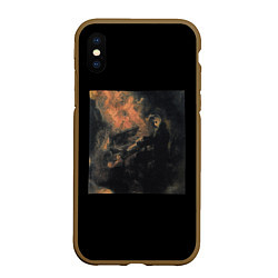 Чехол iPhone XS Max матовый Моцарт - Pharaoh, цвет: 3D-коричневый