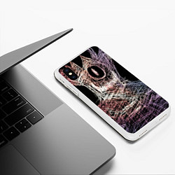 Чехол iPhone XS Max матовый Бог Вселенной, цвет: 3D-белый — фото 2