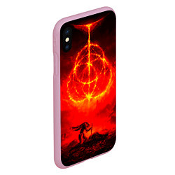 Чехол iPhone XS Max матовый Elden Ring dark, цвет: 3D-розовый — фото 2