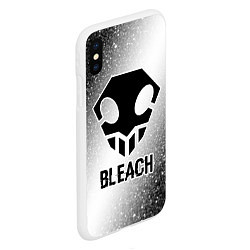 Чехол iPhone XS Max матовый Bleach glitch на светлом фоне, цвет: 3D-белый — фото 2