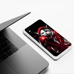 Чехол iPhone XS Max матовый Full contact, цвет: 3D-белый — фото 2