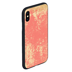 Чехол iPhone XS Max матовый Crema pattern, цвет: 3D-черный — фото 2