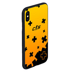 Чехол iPhone XS Max матовый Skin crosses cs2, цвет: 3D-черный — фото 2