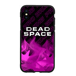 Чехол iPhone XS Max матовый Dead Space pro gaming: символ сверху, цвет: 3D-черный