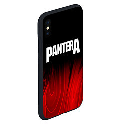 Чехол iPhone XS Max матовый Pantera red plasma, цвет: 3D-черный — фото 2