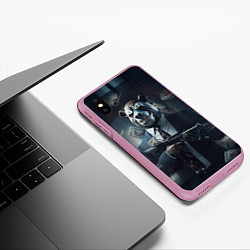 Чехол iPhone XS Max матовый Payday 3 bear, цвет: 3D-розовый — фото 2
