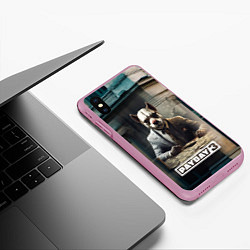 Чехол iPhone XS Max матовый Payday 3 dog, цвет: 3D-розовый — фото 2