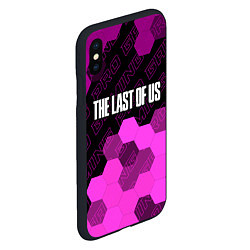 Чехол iPhone XS Max матовый The Last Of Us pro gaming: символ сверху, цвет: 3D-черный — фото 2