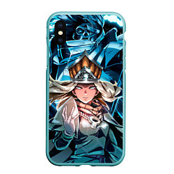 Чехол iPhone XS Max матовый The Priestess - Loop Hero, цвет: 3D-мятный