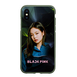 Чехол iPhone XS Max матовый Blackpink shut down