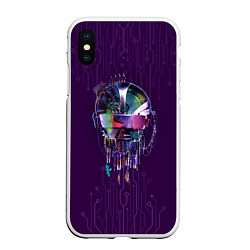 Чехол iPhone XS Max матовый Kasabian The Alchemists Euphoria, цвет: 3D-белый