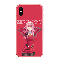 Чехол iPhone XS Max матовый 0 2 - Darling in the FranXX, цвет: 3D-баблгам