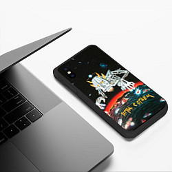Чехол iPhone XS Max матовый Ария Игра с огнём, цвет: 3D-черный — фото 2
