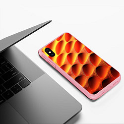 Чехол iPhone XS Max матовый Объемные впадины, цвет: 3D-баблгам — фото 2