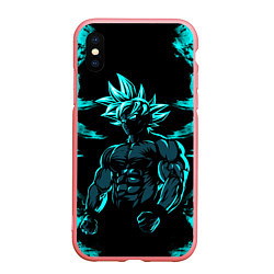 Чехол iPhone XS Max матовый Goku - Dragon ball, цвет: 3D-баблгам